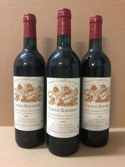 null 3 Blle Château BEAUSEJOUR DUFAU-LAGARROSSE (St Emilion GCC1) 1999 - Très be...