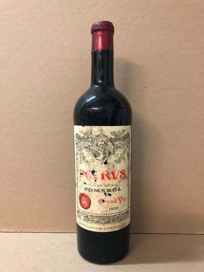 null 1 Blle Château PETRUS (Pomerol) NMDC 1950 - Bon niveau / ELA (voir photo)