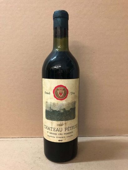 null 1 Blle Château PETRUS (Pomerol) mise Etablissements Cornet-Demanet 1947 - Bas...