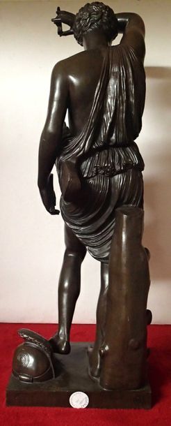 null Ferdinand BARBEDIENNE (1810-1892) Diane chasseresse, d'après l'Antique Bronze...