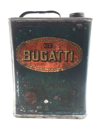  "Bidon Bugatti" 
Bidon de 2 Litres, huile Bugatti pour les automobiles de la marque....