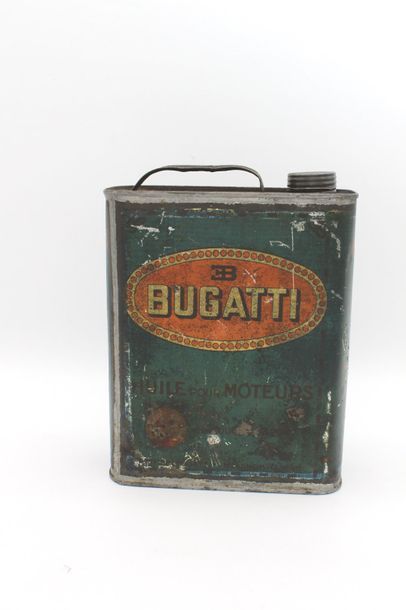  "Bidon Bugatti" 
Bidon de 2 Litres, huile Bugatti pour les automobiles de la marque....