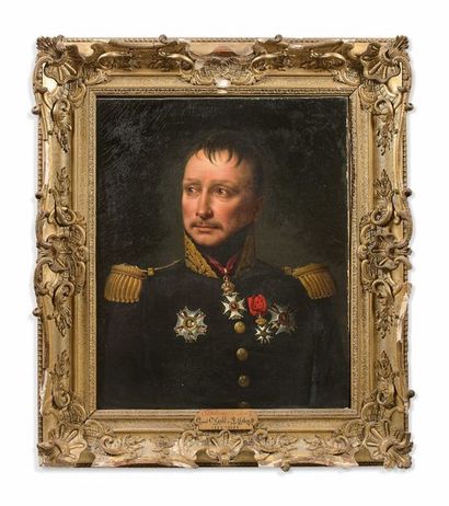 null Pierre-François DELORME (Paris 1783 - 1859) « Portrait du général comte Gentil...