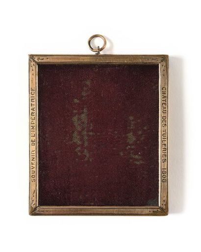null Daniel SAINT (1778-1847) « L’Impératrice Joséphine » Ravissante petite miniature...