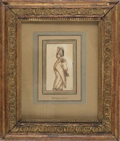 null Théodore Géricault (1791-1824) - « L’Empereur Napoléon Ier, de profil gauche...