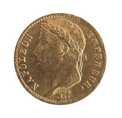 null Pièce de 20 francs Or 1811. Au coq et marque « A » de l’atelier de Paris Poids...