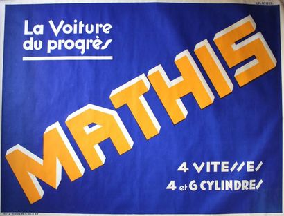 null " Mathis, la voiture du progrès"

Affiche promotionelle des "Automobiles Mathis,...