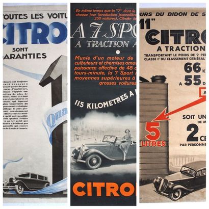 null "3 Affiches d'intérieur CITROEN"

- "Toutes les voitures Citroën sont garanties...