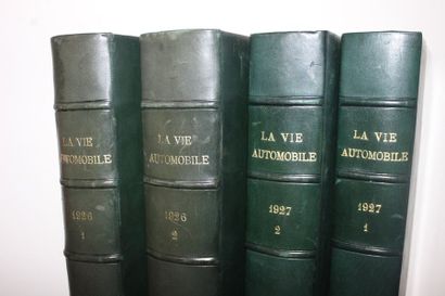 null « La Vie Automobile », années 1926 et 1927 reliées en 4 volumes
« La Vie Automobile...