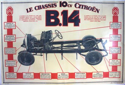 null "Le Châssis 10cv de Citroën- B14"

Affiche promotionelle Citroën pour son Châssis...