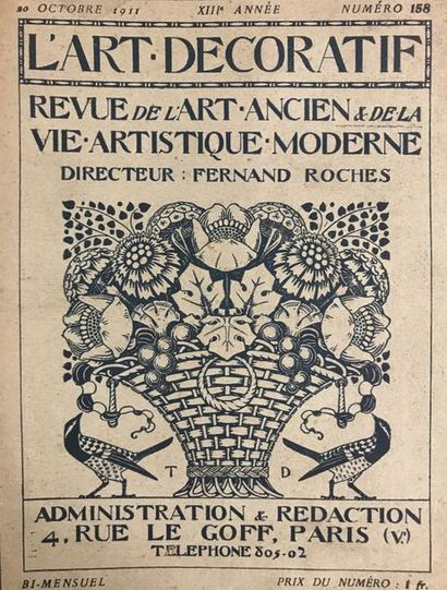 null ART ET DÉCORATION Librairie centrale des beaux-arts: 1897 reliés – 1898 reliés...