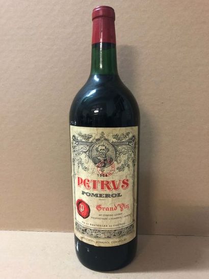 null 1 Mag Château PETRUS (Pomerol) 1964 - Très beau / Mise Château - capsule Ni...