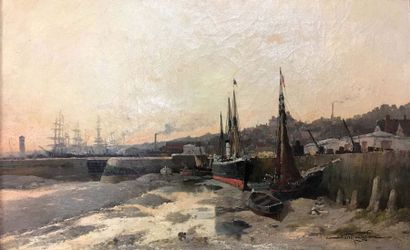 null Jules MAZZELLA, sous le pseudonyme de Jules G. Bahieu (1860-1895) Le port d’Honfleur...