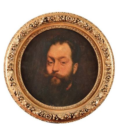 ECOLE FRANCAISE du XIXème Portrait d'homme...