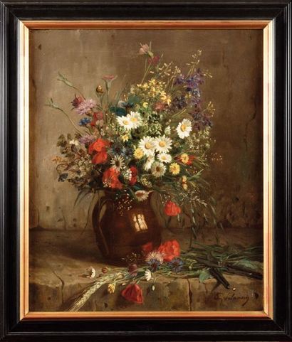 Eugénie Marie SALANSON (1836-1912) Bouquet...