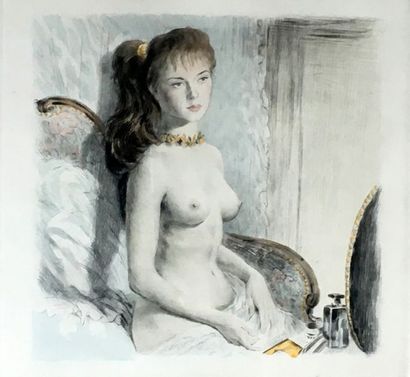 null Ensemble de sept gravures Femmes nues 14,5 x 14,5 cm