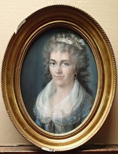 ECOLE FRANCAISE du XVIIIème siècle Portrait...