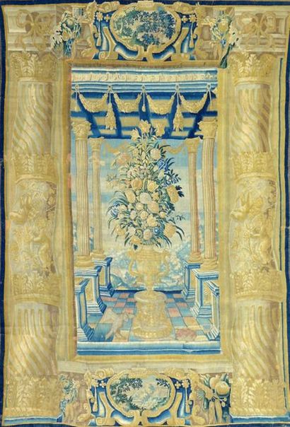 FLANDRES XVIIème siècle Importante tapisserie...