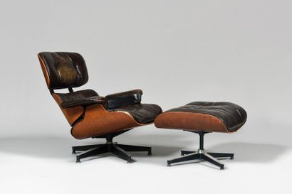 null CHARLES (1907-1978) & RAY (1912-1982) EAMES HERMAN MILLER Éditeur « Lounge chair,...