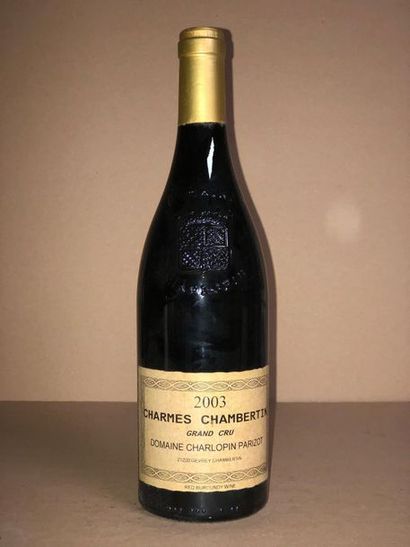 null 3 Blle CHARMES CHAMBERTIN (Philippe Charlopin) 2003 - Très belles