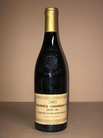 null 3 Blle CHARMES CHAMBERTIN (Philippe Charlopin) 2003 - Très belles