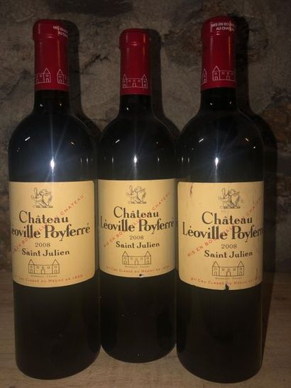 null 3 Blle Château LEOVILLE POYFERRE (St Julien) 2008 - Superbes