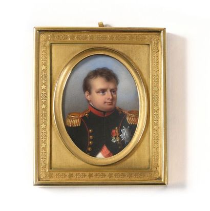 null Jean Baptiste ISABEY et son atelier. « L’Empereur Napoléon Ier en uniforme de...