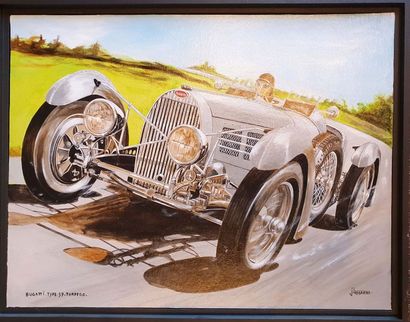 Jacques LASSERRE 
Bugatti Type 57 
Huile...