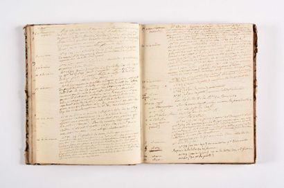 null MARET (Hugues-Bernard). Manuscrit en partie autographe. 1816-1839. Environ 150ff...