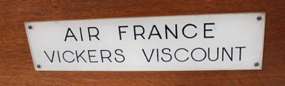 Maquette d’agence AIR FRANCE - VICKERS VISCOUNT 708 
 
Maquette, écorché en bois...