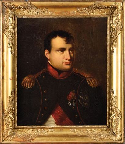 null A telier de Robert LEFEVRE . « L’Empereur Napoléon Ier en buste, postant l’uniforme...
