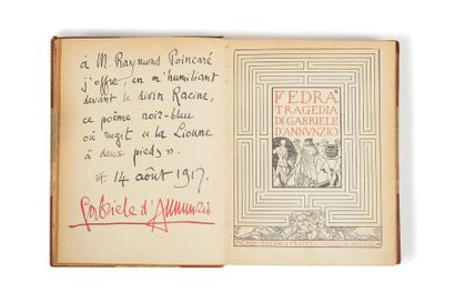 null D’ANNUNZIO (Gabriele). F edra , trage dia. Milan : Fratelli Treves, 1909. —...