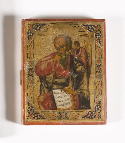 null Icône saint Jean

Russie, XIXe siècle

Tempera sur bois

22,5 x 18 cm. B. E.



Икона...
