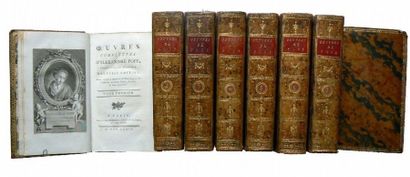 -POPE (Alexander ,esq.). .-Oeuvres complettes. Paris Veuve Duchesne 1779. 8 vol.in-8...
