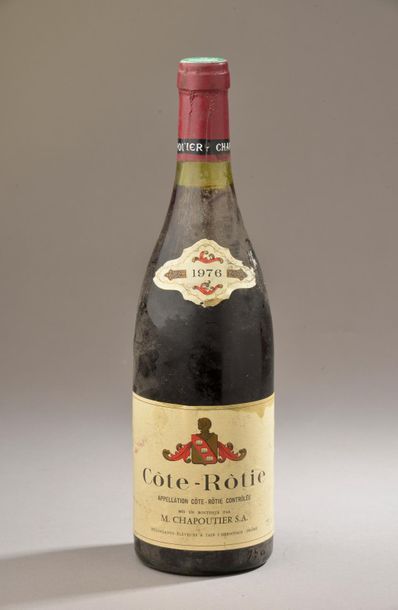 null 1 bouteille CÔTE-RÔTIE M. Chapoutier 1976 (es) 