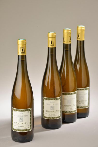 null 4 bouteilles CONDRIEU "Les Chaillets", Cuilleron 2002 (etlt) 