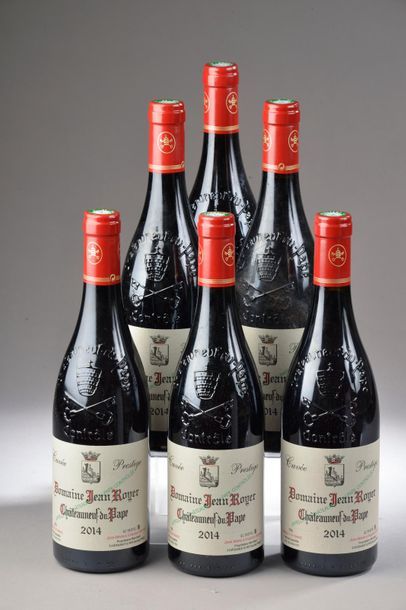 null 6 bouteilles CHÂTEAUNEUF-DU-PAPE "cuvée Prestige", Domaine Jean Royer 2014 