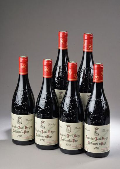 null 6 bouteilles CHÂTEAUNEUF-DU-PAPE "cuvée Prestige", Domaine Jean Royer 2015 