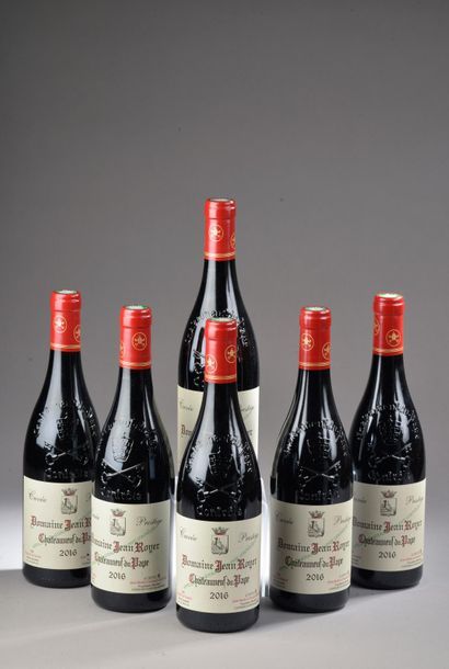 null 6 bouteilles CHÂTEAUNEUF-DU-PAPE "cuvée Prestige", Domaine Jean Royer 2016 