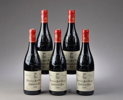 null 5 bouteilles CHÂTEAUNEUF-DU-PAPE "cuvée Prestige", Domaine Jean Royer 2016 