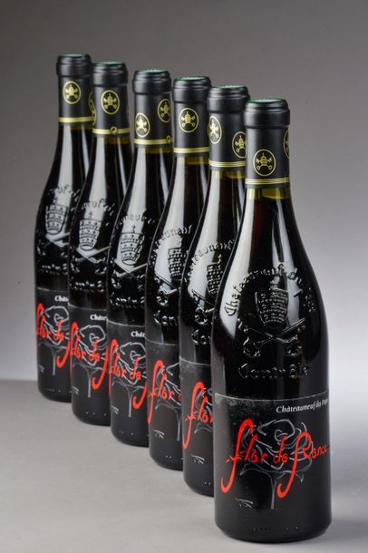 null 6 bouteilles CHÂTEAUNEUF-DU-PAPE "Flor de ronce", Domaine de la Roncière 2011...