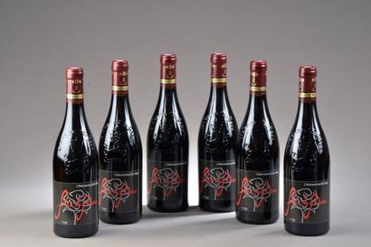 null 6 bouteilles CHÂTEAUNEUF-DU-PAPE "Flor de ronce", Domaine de la Roncière 2013...