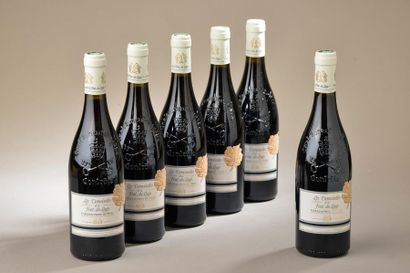 null 6 bouteilles CHÂTEAUNEUF-DU-PAPE "Les Demoiselles de la Font du Loup", 2018...