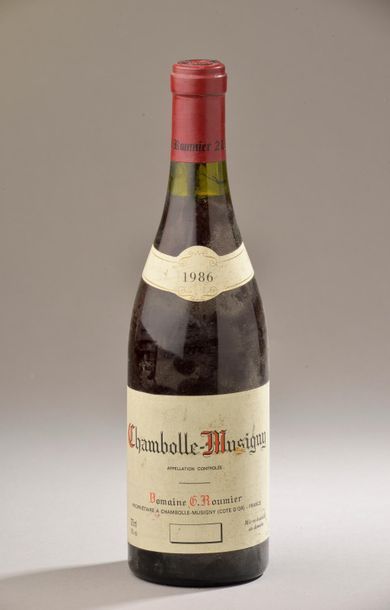 null 1 bouteille CHAMBOLLE-MUSIGNY, G. Roumier 1986 (es, elt, TLB) 