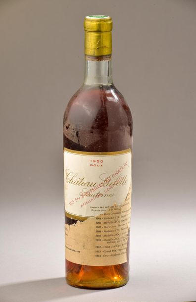 null 1 bouteille Château GILETTE, Sauternes 1950 (doux, très belle bouteille à peine...