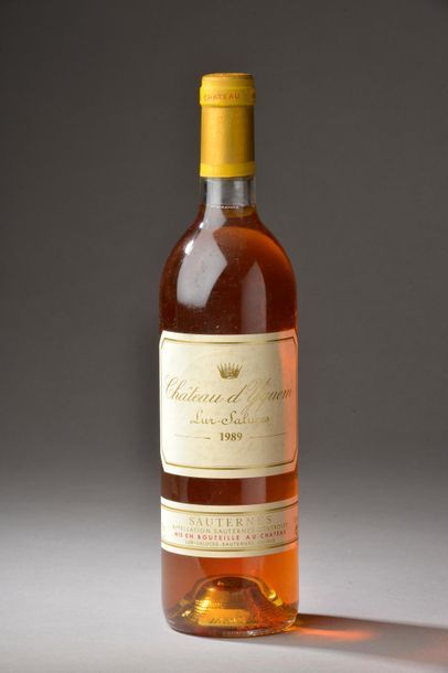 null 1 bouteille Château D'YQUEM, 1° cru supérieur Sauternes 1989 (els) 