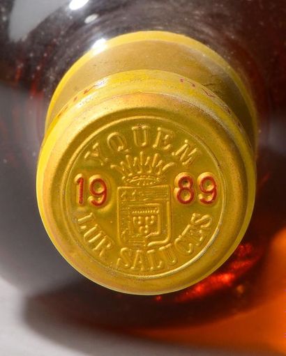 null 1 bouteille Château D'YQUEM, 1° cru supérieur Sauternes 1989 (els) 