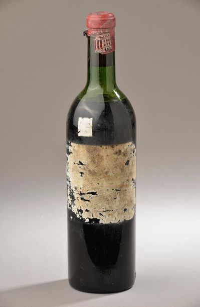 null 1 bouteille Château MARGAUX, 1° cru Margaux 1969 (eta ill, B, capsule découpée...