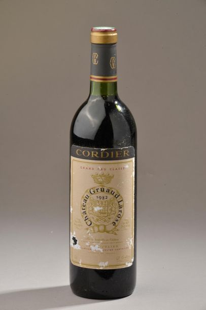 null 1 bouteille Château GRUAUD-LAROSE, 2° cru Saint-Julien 1982 (ea, J)