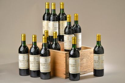 null 12 bouteilles Château PICHON-LONGUEVILLE-COMTESSE, 2° cru Pauillac 1988 (elt...